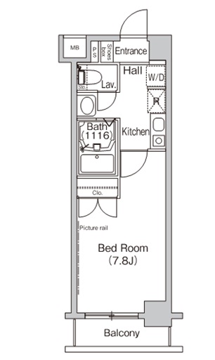 プライムアーバン葛西イースト302号室 ☆間取り図☆