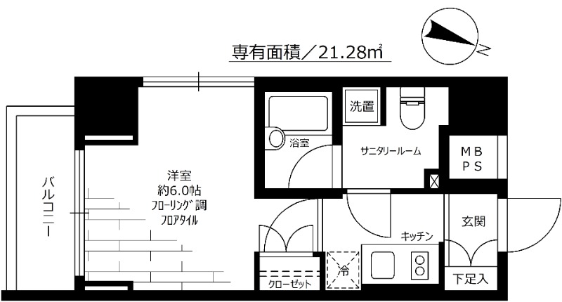 セジョリ横浜みなとみらいⅡ2階 間取