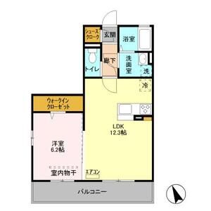 フリージア ヒルズ205号室 間取