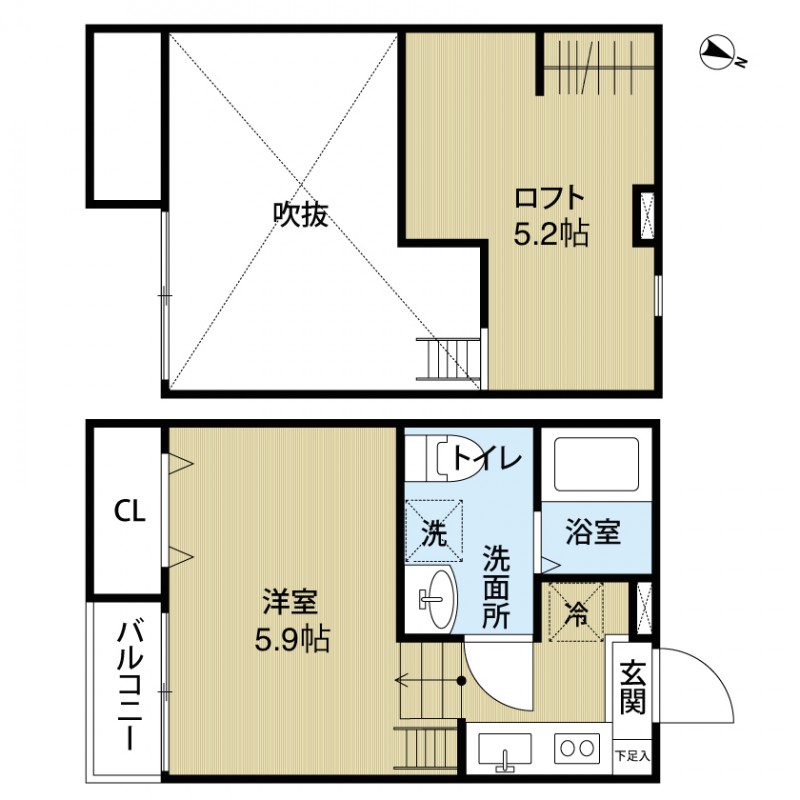 エトワール幕張1階 間取