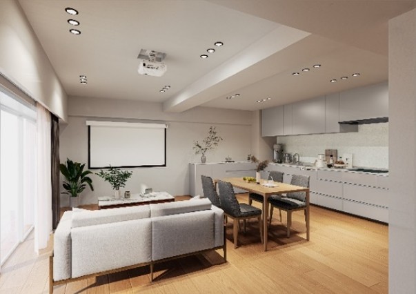 SYLA NISHI-AZABUⅢ 屋上完成イメージ図