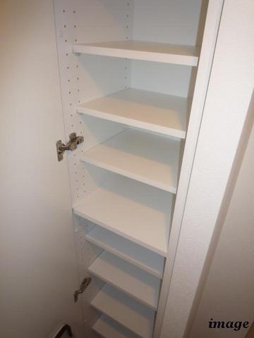 ガーラ・グランディ横濱桜木町 ちょっとした収納スペースも充実しています