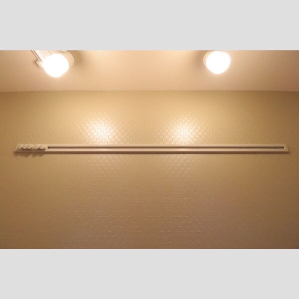 ルーヴル三橋　B102号室 壁掛けスリムレールハンガー(洋室3帖)