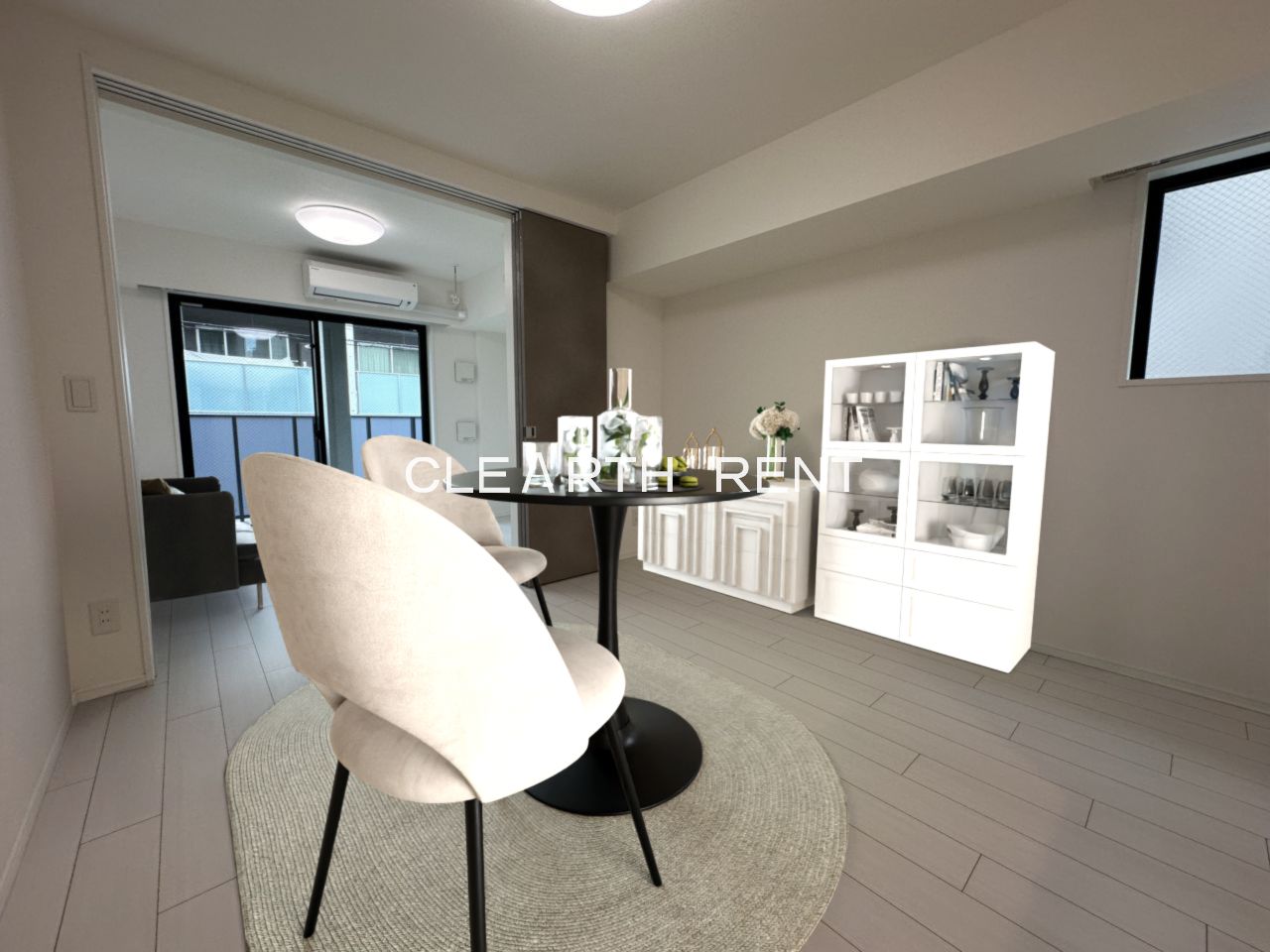 ＧＲＡＮ ＰＡＳＥＯ三宿 10.2帖のリビングダイニングキッチン/ネット無料