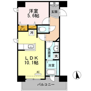 Haleakala岡本403号室 間取