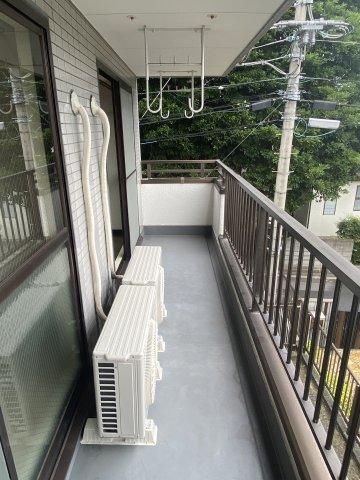 角田ビル0201号室 バルコニー