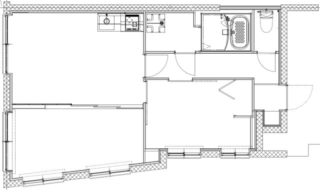 GENOVIA大山0204号室 区画図