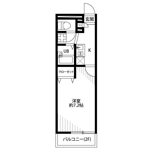 アムール 日進106号室 間取