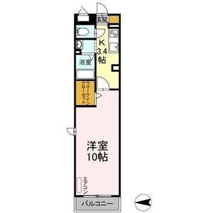 グランメール301号室 間取