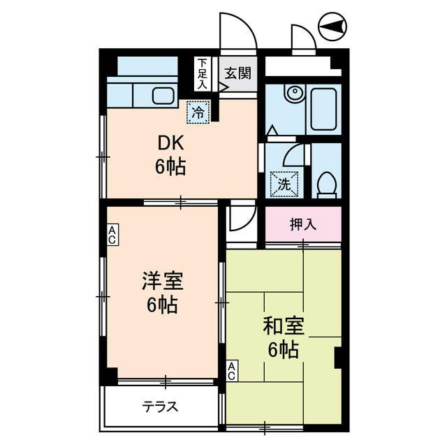 プロヴィデンス秀洋0101号室 間取