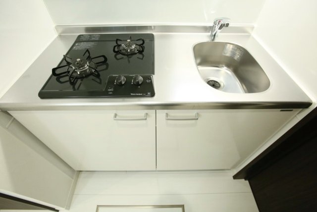 メゾン・ド・ソレイユ蒲田 システムキッチン(2口ガスコンロ)