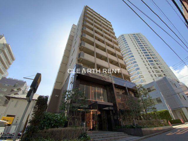 コンシェリア三田 ＜ＴＯＫＹＯ ＰＲＥＭＩＵＭ＞5階 地上13階建て/気品あふれる雰囲気の外観