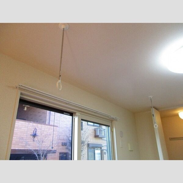 フェザント　B101号室 室内物干し