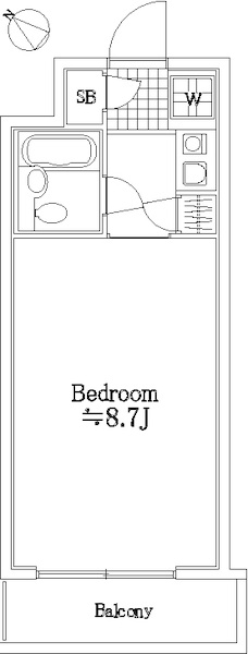 ブリス上石神井203号室 間取