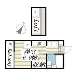 Live松戸0204号室 間取