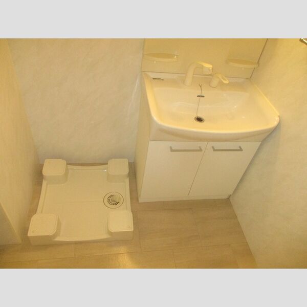 フェリオ・ヴィアーレ 洗髪洗面化粧台、室内洗濯機置場