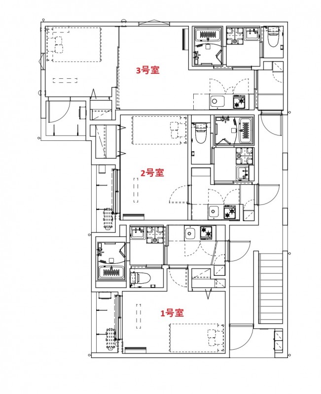 ｒｏｂｏｔ　ｈｏｍｅ　四ツ木2階 部屋その他