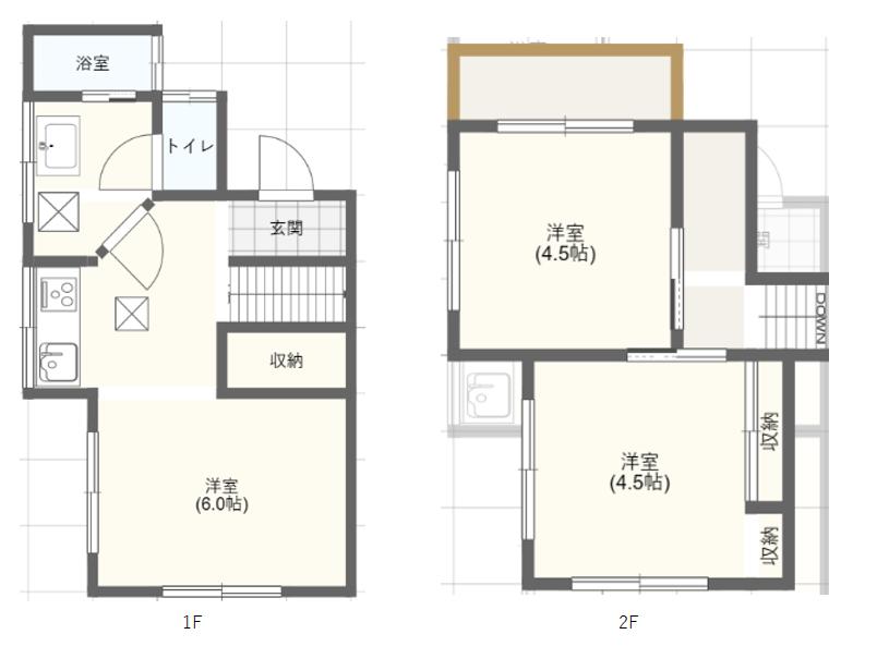 Fuji　二和東 間取