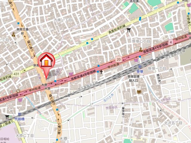 レジディア笹塚Ⅲ3階 null