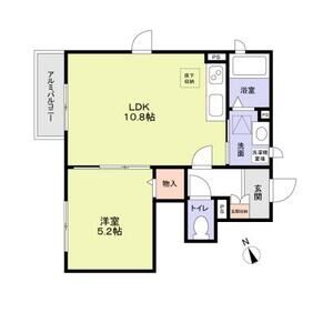 ボヌール101号室 間取