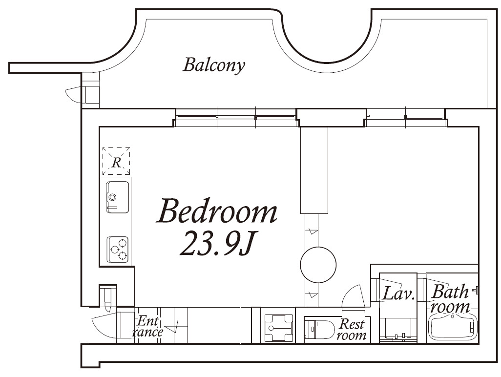 アスタルテ上原105号室 植物とともに暮らす、色彩豊かな住空間