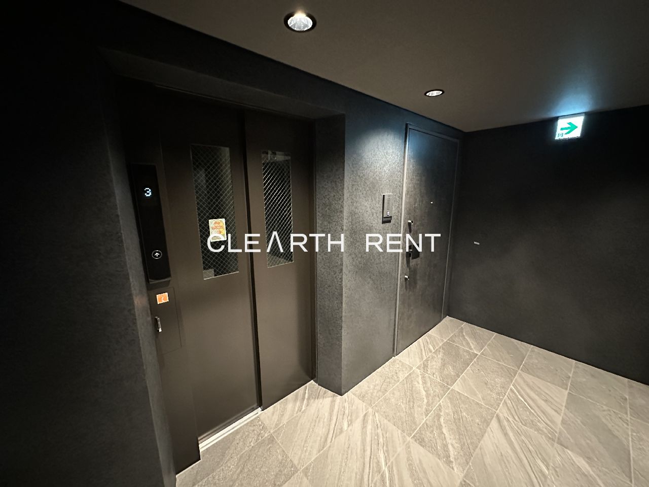 ＧＲＡＮ ＰＡＳＥＯ三宿1階 エレベーター前