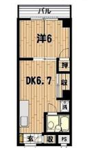 モンシェール三ノ輪5階 間取り図