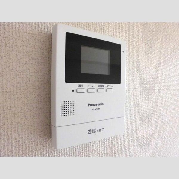 1stプレジオ105号室 録画機能付きTVインターホン
