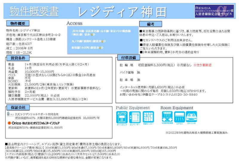レジディア神田7階 部屋その他