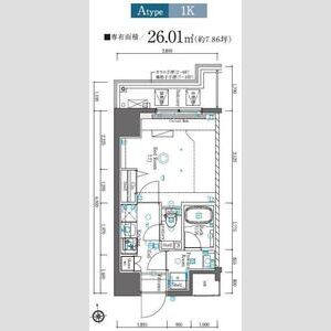MAXIV府中AZ804号室 間取