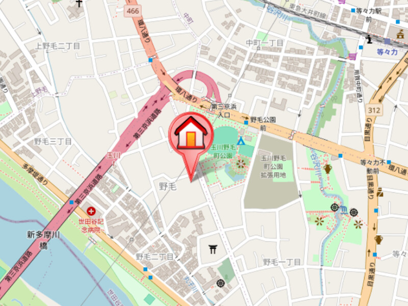 世田谷野毛レジデンス3階 null