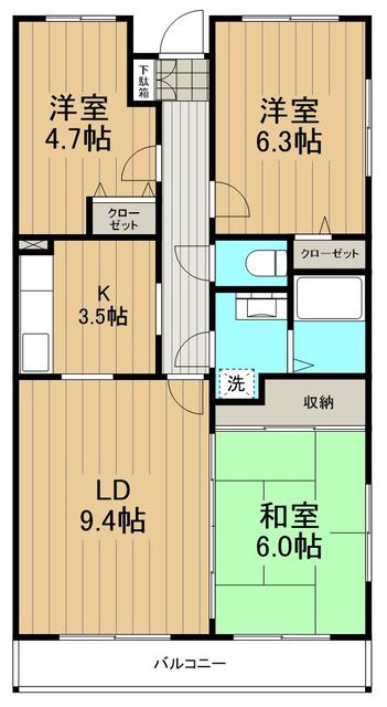 セシオン湘南0301号室 間取