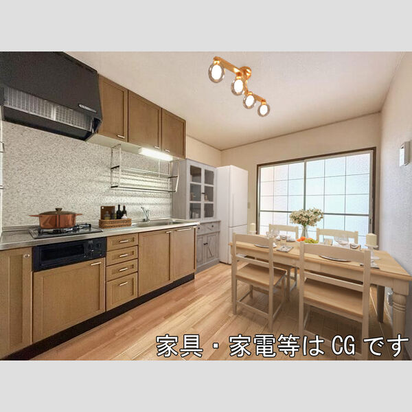 メゾンベール　B DK　※家具・家電等はCGですが実寸サイズで作成しております。