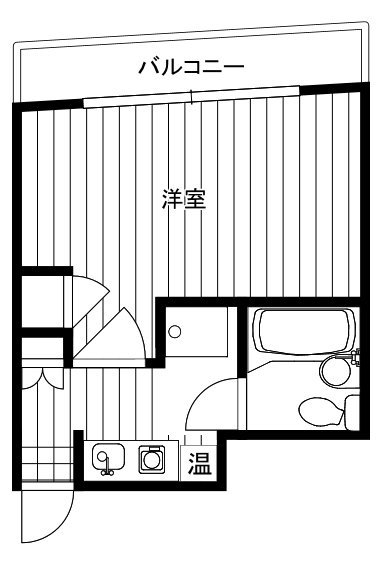 T-BOXファースト203号室 間取