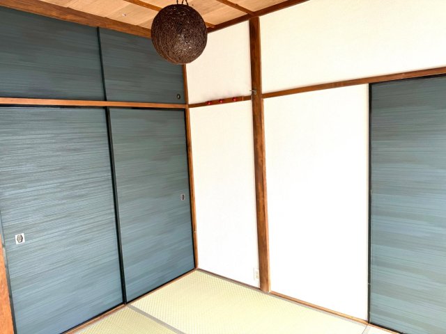 越谷市大杉戸建て カッコいい市松模様の畳を使ってます