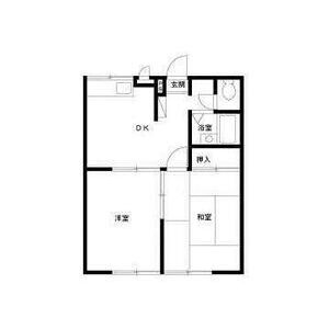 エステートピア遊103号室 間取