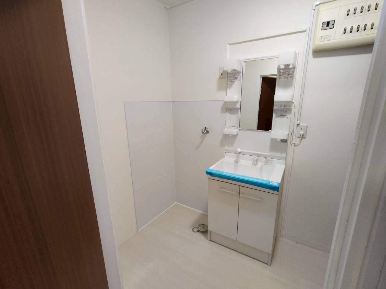 志木　下宗岡2丁目戸建 独立洗面化粧台　新設