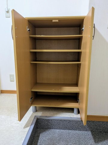 コーポKⅡ102号室 シューズボックス。ブーツも入ります。