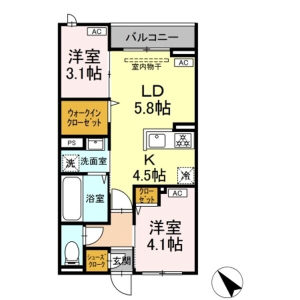 セレスティア白鳥307号室 部屋その他