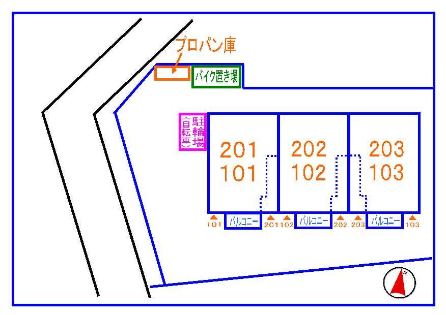 サニー　ヒル　サイド 駐車場