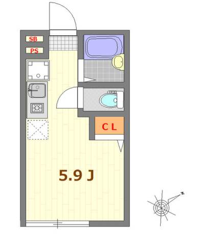 バーミープレイス南大泉1階 間取
