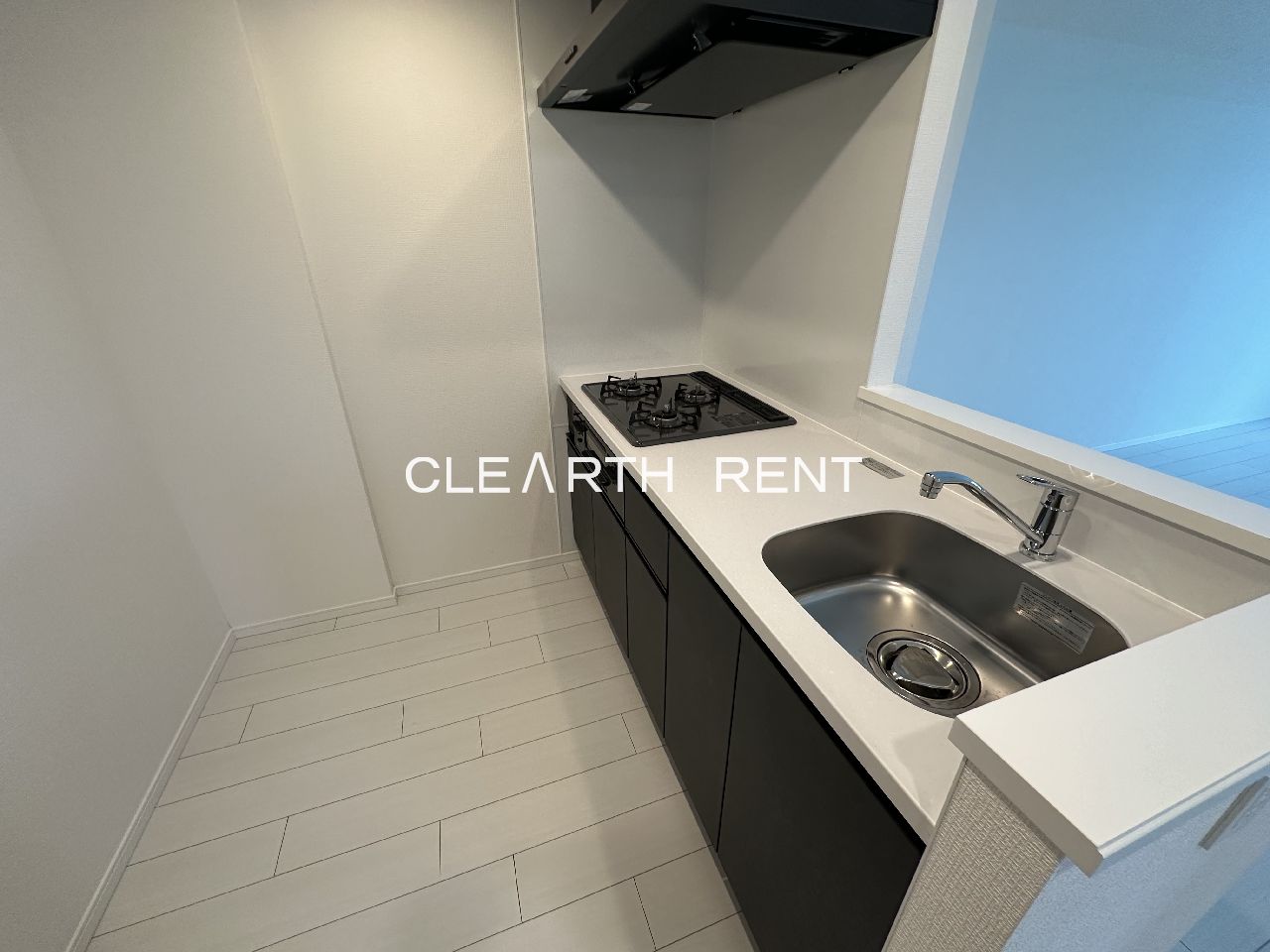 ＧＲＡＮ ＰＡＳＥＯ三宿2階 グリル付き３口キッチン