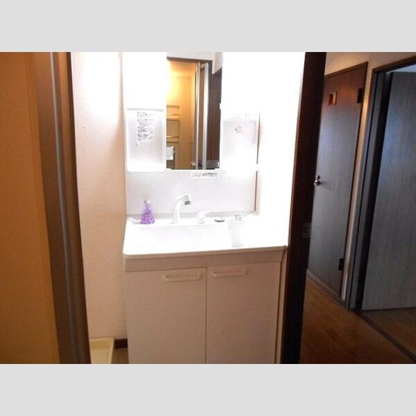柚の木マンション 洗髪洗面化粧台