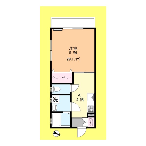 Ｈａｌｅ　Ｍｏｈａｒａ2階 間取
