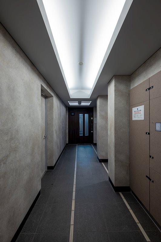 レジディア浅草橋3階 共用廊下