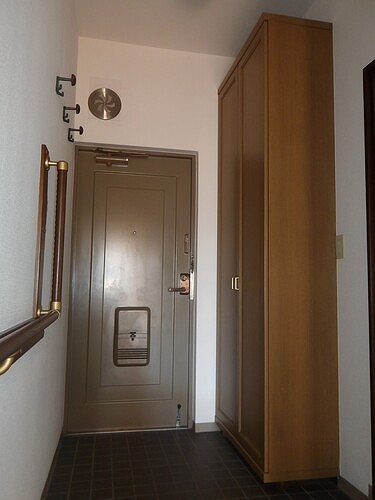 ビュープラザセンター北３ー８号棟 玄関