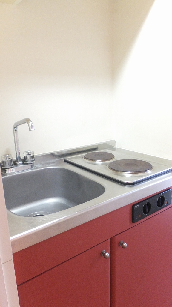 レオパレスジュネス栗田 2口のラジエントヒーター