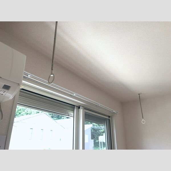 グランモア柳川AB　B203号室 急な雨に便利な室内干し