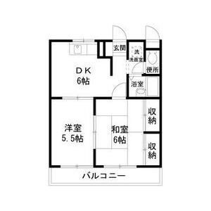 ユートピア南原304号室 間取
