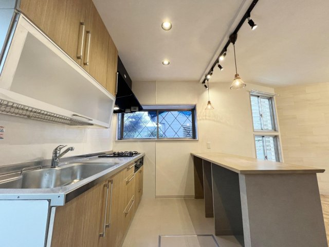 成田市モダンスタイルデザイナーズリノベ戸建 キッチンカウンター